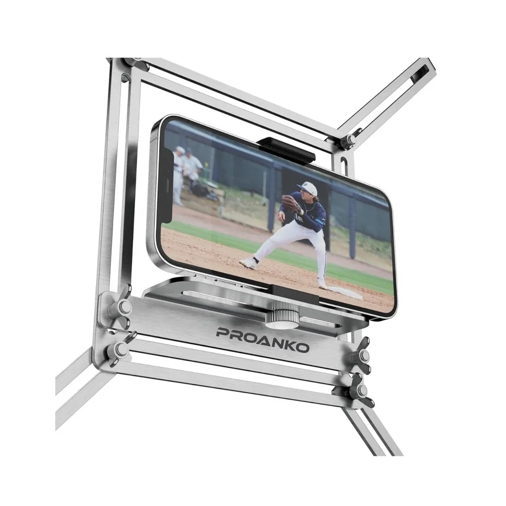 Proanko Cell Phone Fence Mount Holder - Baseball Softball‎ Video Recording Stand